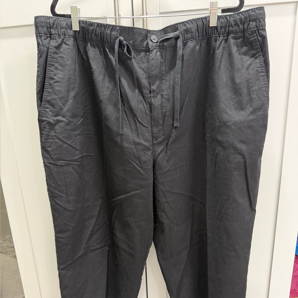 Oak Hill Linen-Blend Loose-Fit Beach Pants 2XL/28